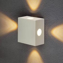 Изображение продукта Уличный настенный светодиодный светильник Elektrostandard 1601 Techno LED Kvatra белый 