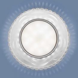 Встраиваемый светильник Elektrostandard 3036 GX53 SL/WH зеркальный/белый  - 3