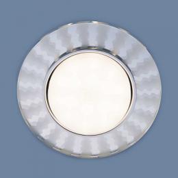 Встраиваемый светильник Elektrostandard 3038 GX53 SL/WH зеркальный/белый  - 3