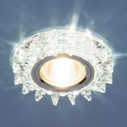 Встраиваемый светильник Elektrostandard 6037 MR16 SL зеркальный/серебро  - 1