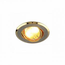 Изображение продукта Встраиваемый светильник Elektrostandard 611 MR16 SL/GD серебряный блеск/золото 