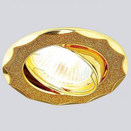 Изображение продукта Встраиваемый светильник Elektrostandard 612 MR16 GD золотой блеск/золото 