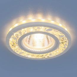 Изображение продукта Встраиваемый светильник Elektrostandard 8355 MR16 CL/WH прозрачный/белый 