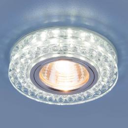 Изображение продукта Встраиваемый светильник Elektrostandard 8381 MR16 CL/SL прозрачный/серебро 
