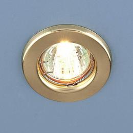 Встраиваемый светильник Elektrostandard 9210 MR16 GD золото  - 1