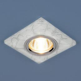 Встраиваемый светильник с двойной подсветкой Elektrostandard 8361 MR16 белый/серебро  - 3
