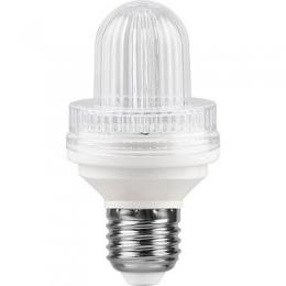Лампа-строб светодиодная E27 2W 6400K Вздутая Матовая LB-377  - 1