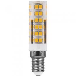 Лампа светодиодная Feron E14 7W 2700K Прямосторонняя Матовая LB-433  - 1