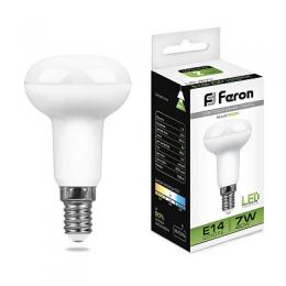 Изображение продукта Лампа светодиодная Feron E14 7W 4000K Груша Матовая LB-450 