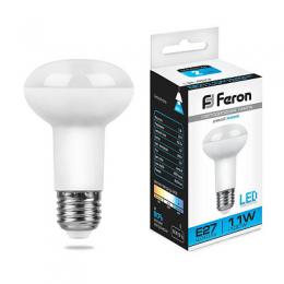 Лампа светодиодная Feron E27 11W 6400K Груша Матовая LB-463  - 1