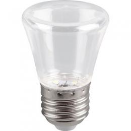 Лампа светодиодная Feron E27 1W 6400K Грибок Прозрачная LB-372  - 1