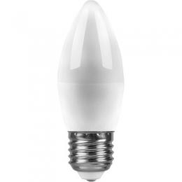 Лампа светодиодная Feron E27 5W 4000K Свеча Матовая LB-72 E27 5W 4000K  - 2