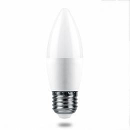 Лампа светодиодная Feron E27 6W 2700K Матовая LB-1306  - 1
