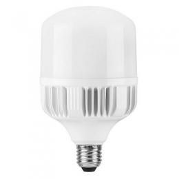 Лампа светодиодная Feron E27-E40 30W 6400K Цилиндр Матовая LB-65  - 1