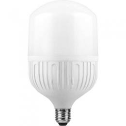 Лампа светодиодная Feron E27-E40 40W 6400K Цилиндр Матовая LB-65  - 1