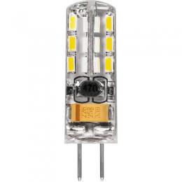 Изображение продукта Лампа светодиодная Feron G4 2W 6400K Прямосторонняя Матовая LB-420 