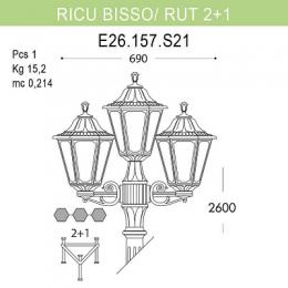 Уличный фонарь Fumagalli Ricu Bisso/Rut  - 2