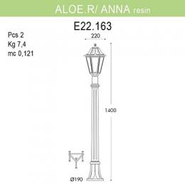 Уличный светильник Fumagalli Aloe R/Anna  - 2