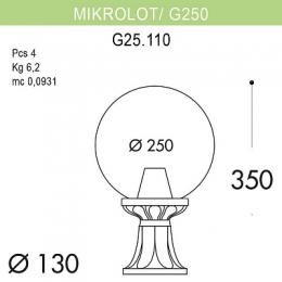 Уличный светильник Fumagalli Microlot/G250  - 2