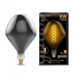 Изображение продукта Лампа светодиодная филаментная Gauss E27 8W 2400K серая 