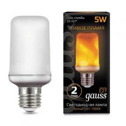 Изображение продукта Лампа светодиодная Gauss E27 5W 1500K матовая 