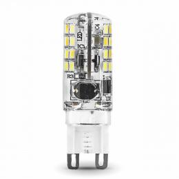 Лампа светодиодная Gauss G9 3W 2700K прозрачная  - 1