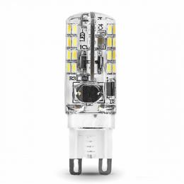 Лампа светодиодная Gauss G9 3W 4100K прозрачная  - 1