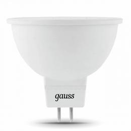 Лампа светодиодная Gauss GU5.3 5W 3000K матовая  - 1