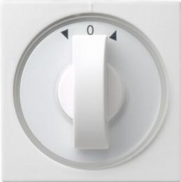 Изображение продукта Лицевая панель Gira System 55 выключателя жалюзи чисто-белый шелковисто-матовый 