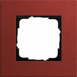 Рамка 1-постовая Gira Esprit Lenoleum-Multiplex красный  - 1