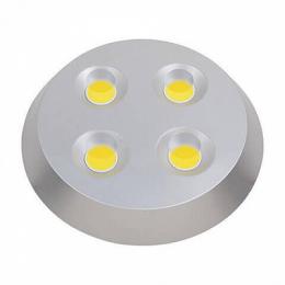 Изображение продукта Потолочный светодиодный светильник Horoz 4x8W 6400K серебро  (HL637L) 