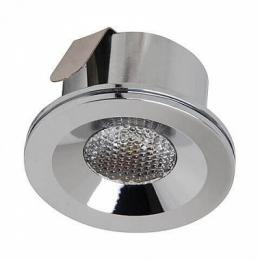Изображение продукта Встраиваемый светодиодный светильник Horoz Miranda 3W 4200К матовый хром 