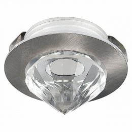 Изображение продукта Встраиваемый светодиодный светильник Horoz Nadia 1W 2700К матовый хром  (HL661L) 