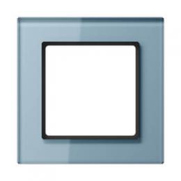 Изображение продукта Рамка 1-постовая Jung A creation стекло серо-голубая 