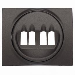 Изображение продукта Лицевая панель Legrand Galea Life двойной розетки акустических систем темная бронза 