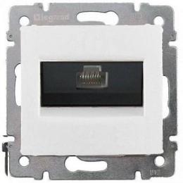 Изображение продукта Розетка компьютерная RJ45 Legrand Valena ISDN белая 