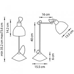 Настольная лампа Lightstar Loft  - 2