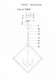 Подвесная люстра Lightstar Gabbia  - 8