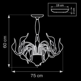 Потолочная люстра Lightstar Cigno Collo Bk  - 3