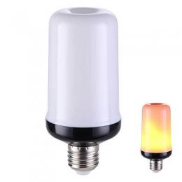 Лампа светодиодная E27 7W с эффектом пламени  - 1