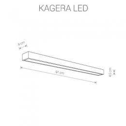 Настенный светодиодный светильник Nowodvorski Kagera Led  - 3