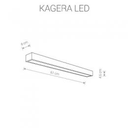 Настенный светодиодный светильник Nowodvorski Kagera Led  - 3