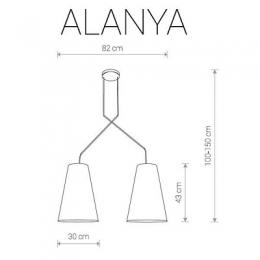 Подвесной светильник Nowodvorski Alanya  - 2
