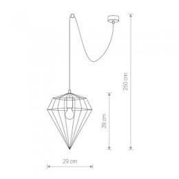 Подвесной светильник Nowodvorski Wood Diamond  - 2