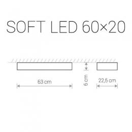 Потолочный светодиодный светильник Nowodvorski Soft Led  - 2