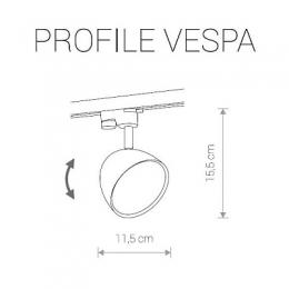 Трековый светильник Nowodvorski Profile Vespa  - 2