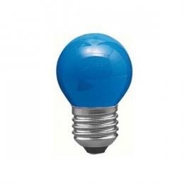 Лампа накаливания Е27 25W шар синий  - 1