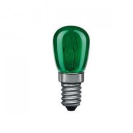 Изображение продукта Лампа накаливания миниатюрная Е14 15W зеленая 