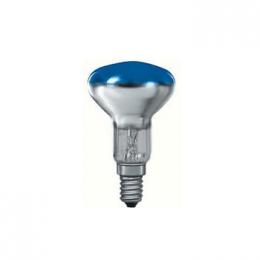 Лампа накаливания рефлекторная R50 Е14 25W синяя  - 1