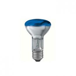 Лампа накаливания рефлекторная R63 Е27 40W синяя  - 1